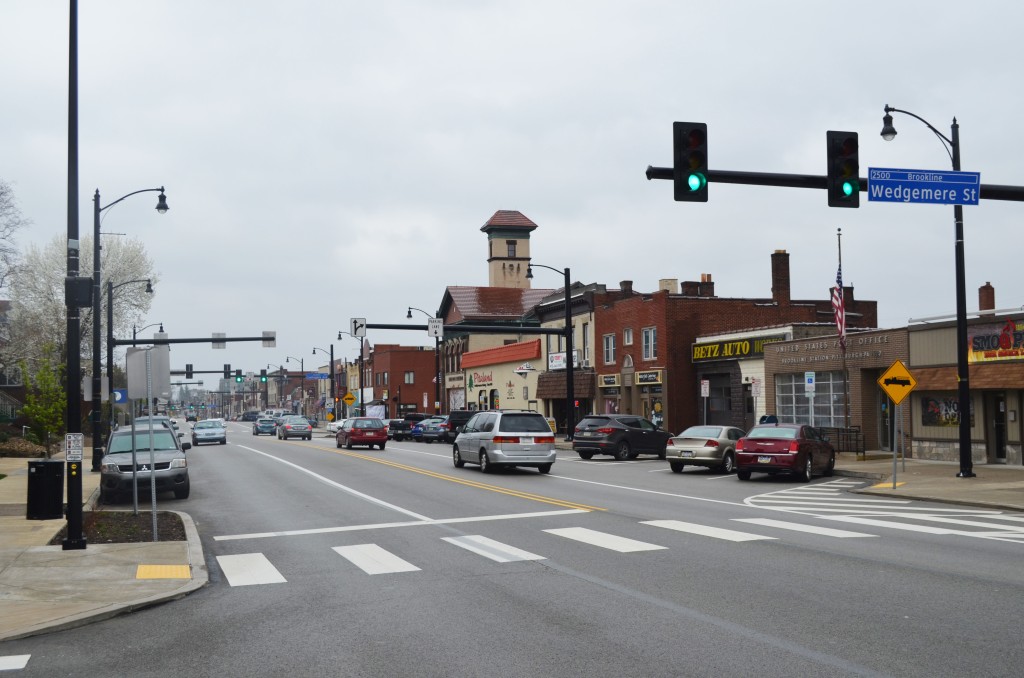 The new Brookline Boulevard made way for the neighborhood to prosper. Photo by Rebekah Devorak. 